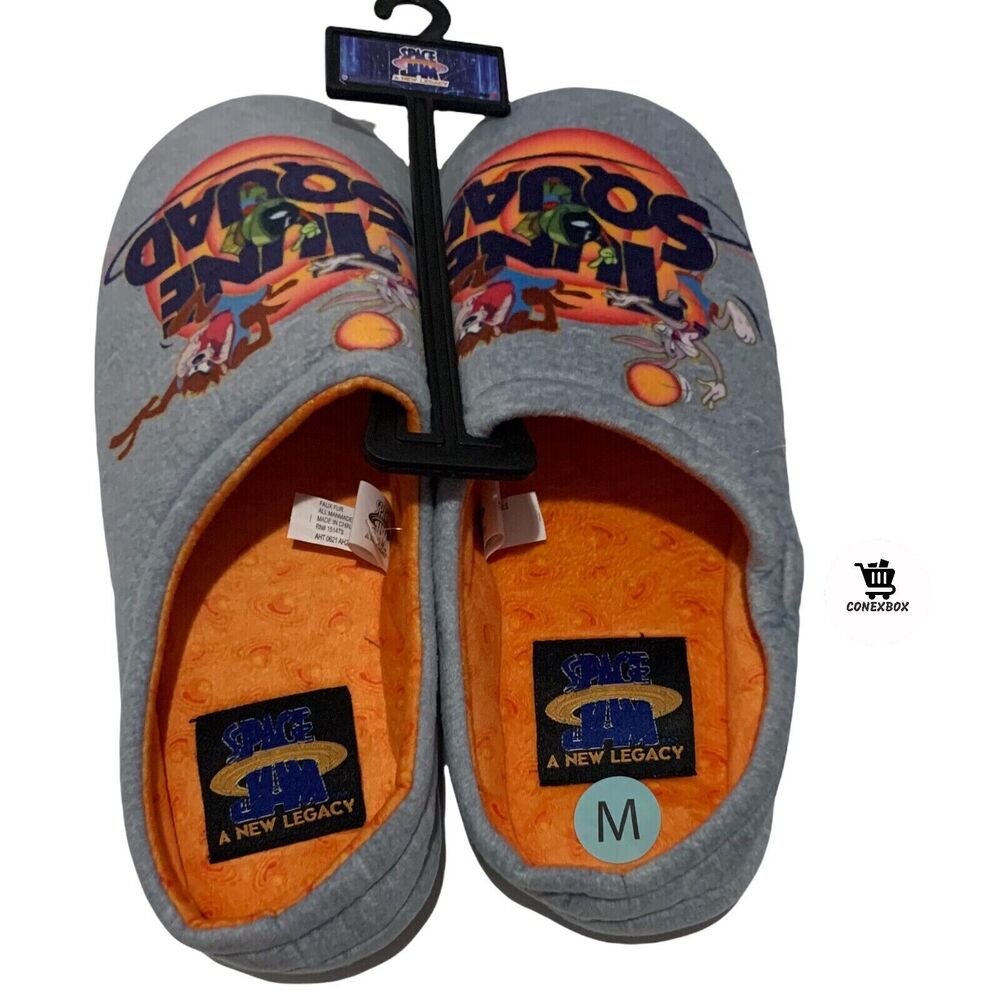 Space Jam A New Legacy Tune Squad Slipper Slip On Mens Size M(9/10) Brand New - Picture 2 of 8